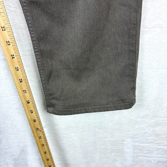 Paige Normandie Jeans Pants Mens 34 (36x30) Brown Stretch Straight Leg Preppy - Picture 6 of 11